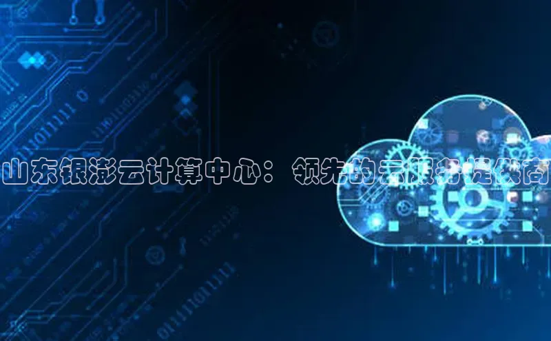 加拿大28开奖结果预测官网小红书山东银澎云计算中心：领先的云服务提供商