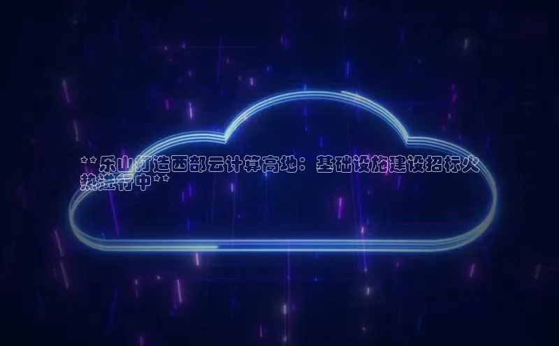 加拿大NG28娱乐软件同程**乐山打造西部云计算高地：基础设施建设招标火
热进行中**